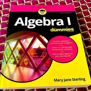 Brand new never used Algebra for dummies second edition book.